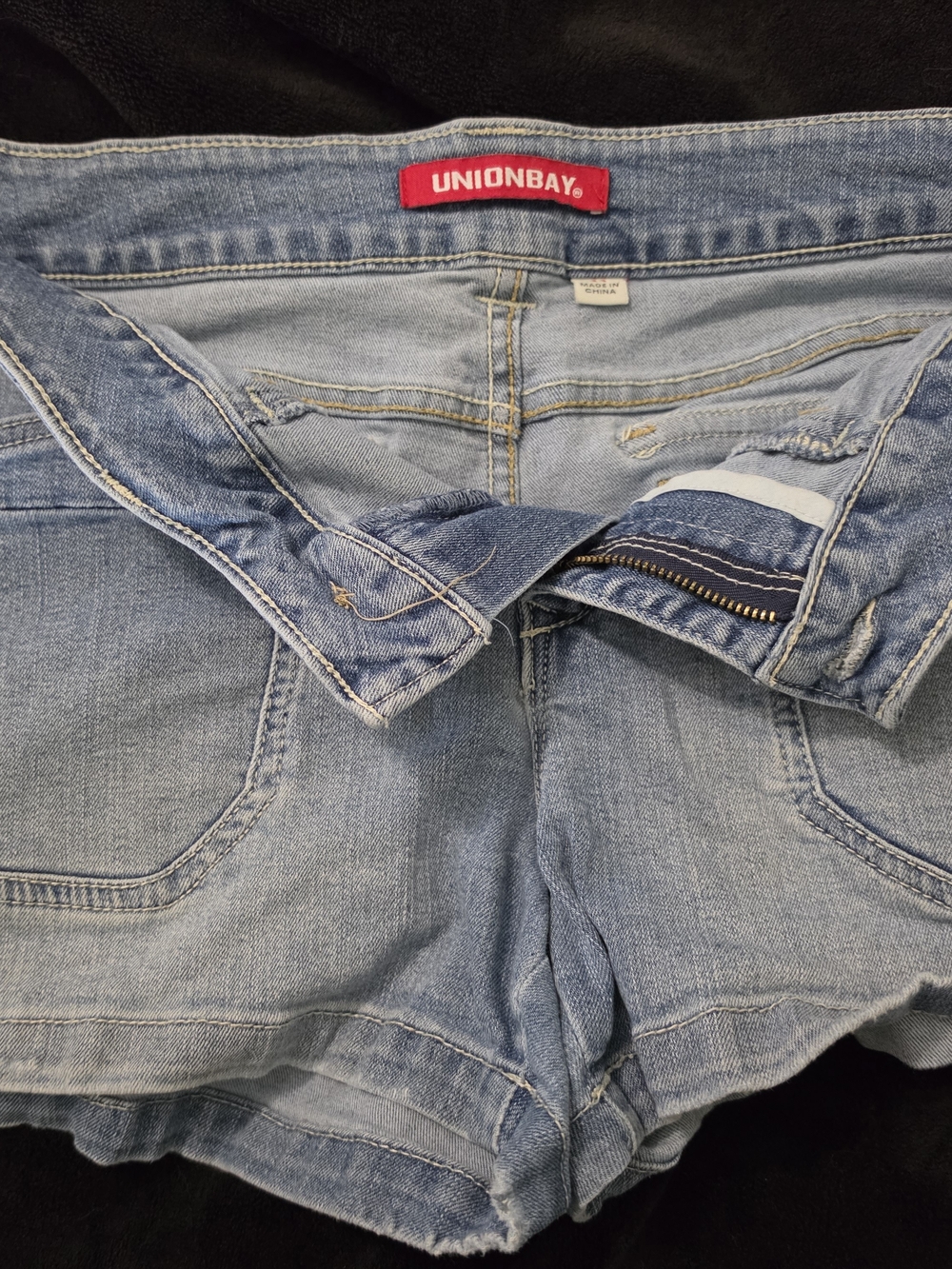 UNIONBAY Junior's Light Wash Denim Shorts